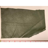 Sale #4 8"x4" ARMY GREEN Cow Hide Leather Piece