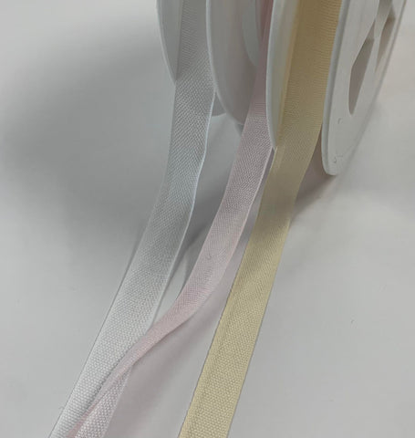 100% COTTON Voile Gauze Ribbon Trim 3/8" ( 4 Colors to choose from)