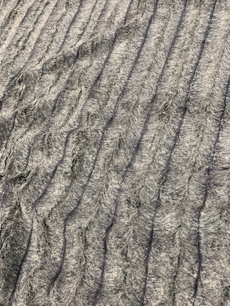 Chinchilla Fog Gray - Cuddle Minky Faux Chinchilla Fur Fabric