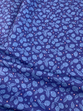 Dark Blue Strawberries - Berries & Blossoms - Paintbrush Studio Cotton Fabric