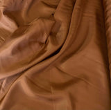 Copper Brown China Silk HABOTAI Fabric 8mm weight