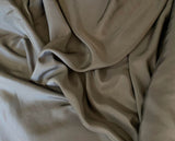 Charcoal Gray China Silk HABOTAI Fabric 12mm weight