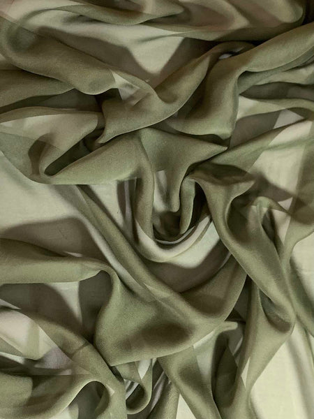 Olive Green - 8mm Silk Chiffon Fabric – Prism Fabrics & Crafts