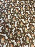 Bunnies & Butterflies - Nature's Nursery - Paintbrush Studio Cotton Fabric