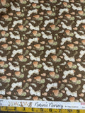 Bunnies & Butterflies - Nature's Nursery - Paintbrush Studio Cotton Fabric
