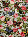 Butterfly Floral by Candace Allen 100% Cotton Fabric
