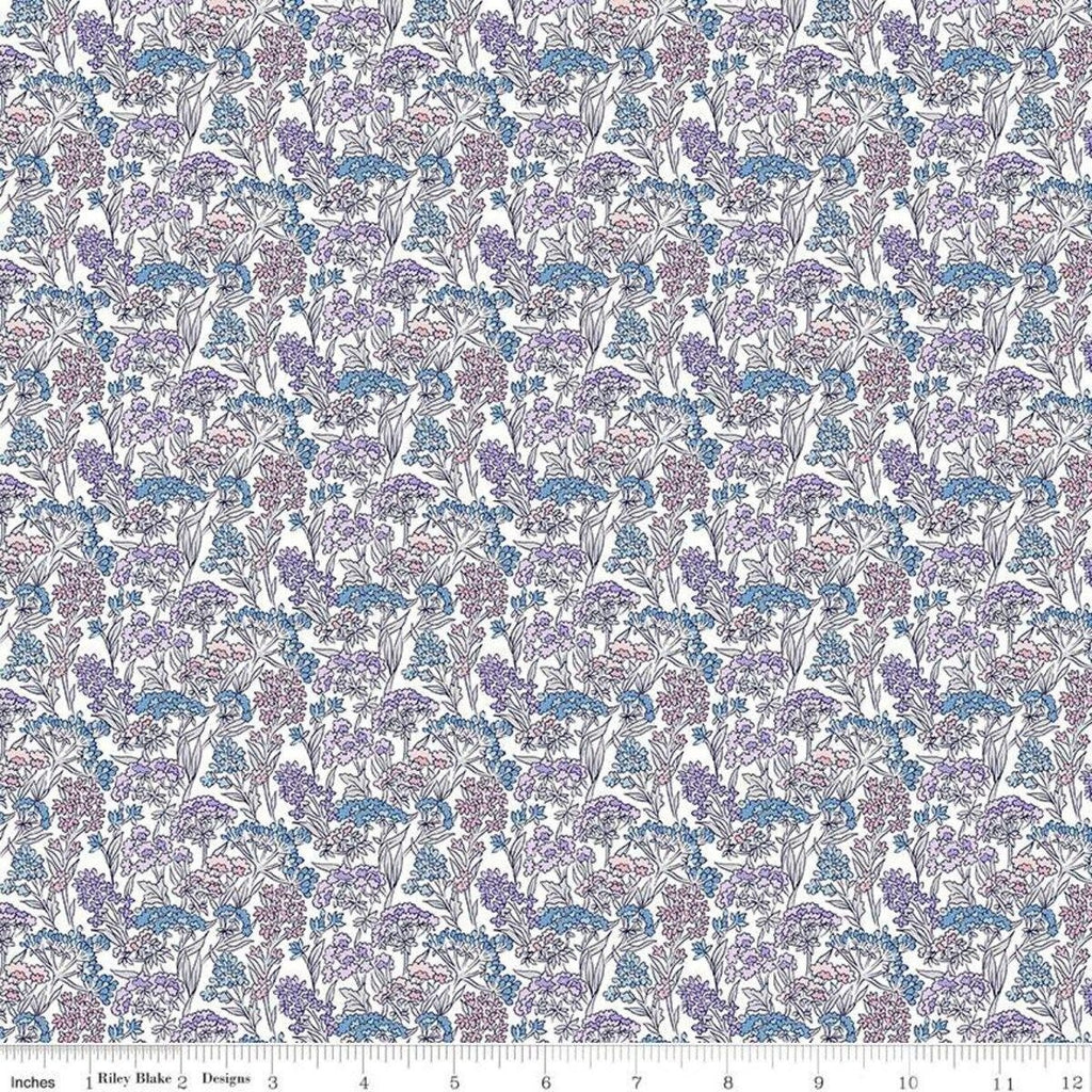 Remnant 18.5"x45" - Flower Show Spring - Yorkshire Meadow - Liberty of London Cotton Fabric