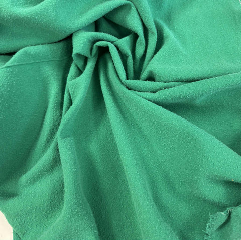 Emerald Green - Hand Dyed Silk Noil