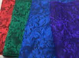 Jewel Tones Sample Set - Silk Jacquard 1/4 Yard x 45" Each