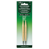 Clover Needlecraft Takumi Bamboo Interchangeable Circular Knitting Needles (Choose Your Size)
