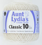 Coats Aunt Lydia's Crochet Cotton Thread Classic Size 10