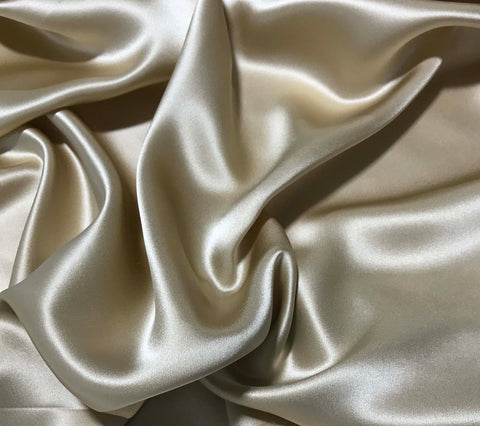Beige - 19mm Silk Charmeuse