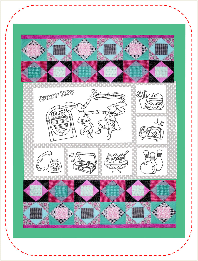 Bunny Hop - Quilt Pattern by Cranberry Pie