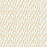 Bunny Trail - Orange Carrots on White - Paintbrush Studio Cotton Fabrics