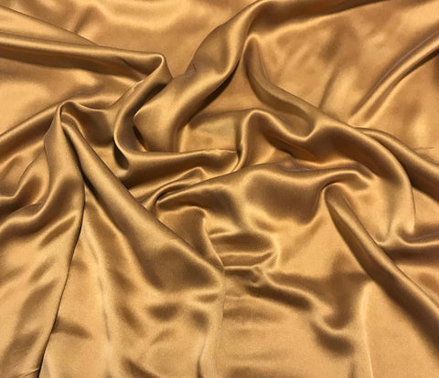 Copper - Sandwashed Silk Charmeuse