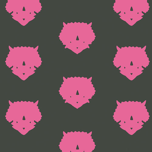 Triceratops Pink - Esoterra - by Katarina Roccella for Art Gallery 100% Cotton Fabric