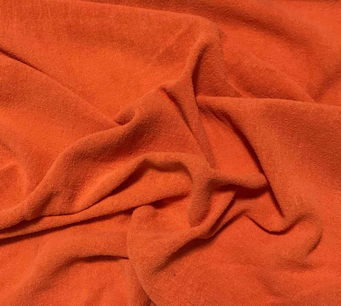 Golden Orange - Hand Dyed Poplin Gauze Silk Noil