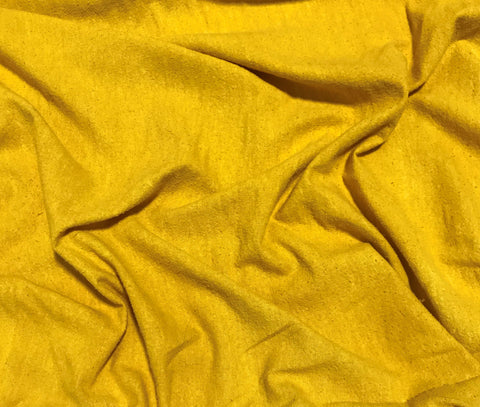 Honey Mustard - Hand Dyed Silk Noil