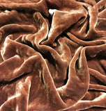 Cinnamon - Hand Dyed Silk Velvet