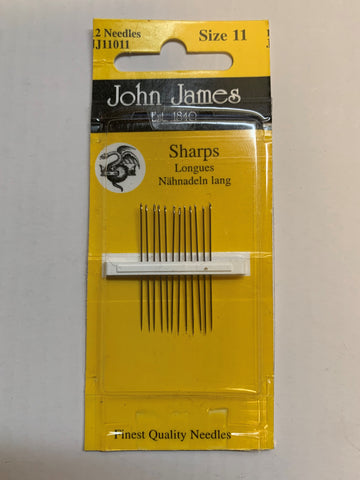 John James Needles - Sharps Size 11