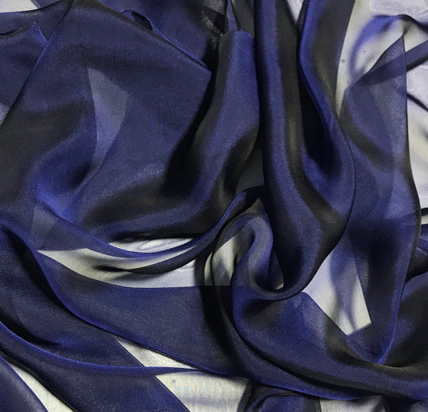 Aqua Blue - Iridescent Silk Chiffon – Prism Fabrics & Crafts