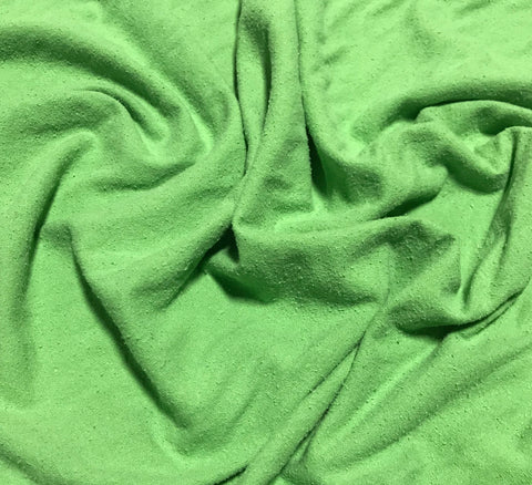 Apple Green - Hand Dyed Silk Noil