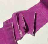 Hand Dyed Light Plum Silk Velvet Ribbon ( 4 Widths to choose from)