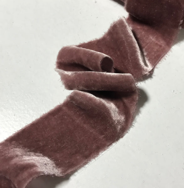 Burnt Orange Silk Velvet Ribbon ( 4 Widths to choose from) – Prism Fabrics  & Crafts