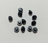 Tiny Doll or Baby Ball Plastic Button - 8mm / 5/16 inch - Dill Buttons