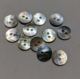 Mother of Pearl 2 Hole Button - Dill Buttons