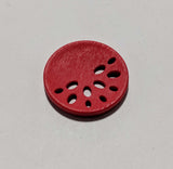 Art Nouveau Decorative Plastic Button - 28mm / 1 1/8 inch - Dill Buttons