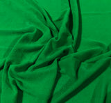 Bright Kelly Green - Hand Dyed Poplin Gauze Silk Noil