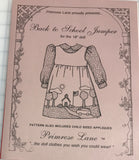 Back to School Jumper for 18" Doll by Primrose Lane Sewing Pattern