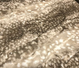 Fawn Cappuccino - Cuddle Minky Faux Deer Fur Fabric