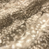 Fawn Cappuccino - Cuddle Minky Faux Deer Fur Fabric