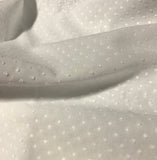 White Woven Dotted Swiss Pima Cotton - Spechler-Vogel Fabric