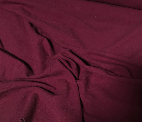 Maroon - Hand Dyed Silk Noil