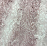 Fawn Rosewater Pink - Cuddle Minky Faux Deer Fur Fabric
