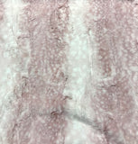 Fawn Rosewater Pink - Cuddle Minky Faux Deer Fur Fabric