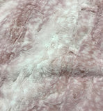 Fawn Rosewater Pink - Cuddle Minky Faux Deer Fur Fabric