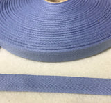 Cotton Twill Tape 9/16" / 14mm width - Made in France (9 Colors to choose from)