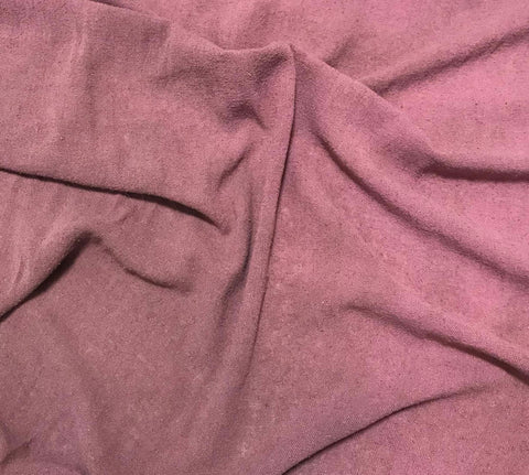 Antique Mauve - Hand Dyed Poplin Gauze Silk Noil