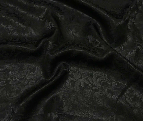 Vintage Wide Jacquard Ribbon - Black & White Scroll (2-7/8 wide) – Prism  Fabrics & Crafts