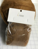 Chestnut Brown - Finest Romney & Merino Wool Roving (.5 Oz)