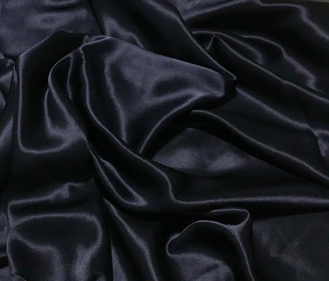 Navy Blue - 19mm Silk Charmeuse