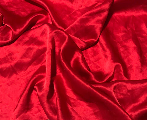 Scarlet Red - 19mm Silk Charmeuse