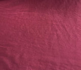 Cranberry Red - Hand Dyed Silk/Cotton Voile