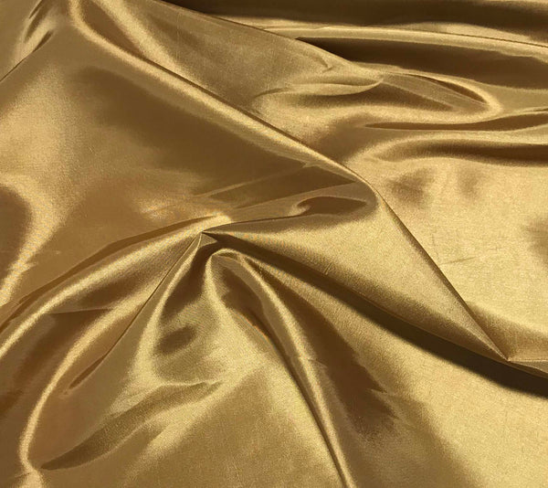 Gold - Faux Silk Taffeta Fabric – Prism Fabrics & Crafts