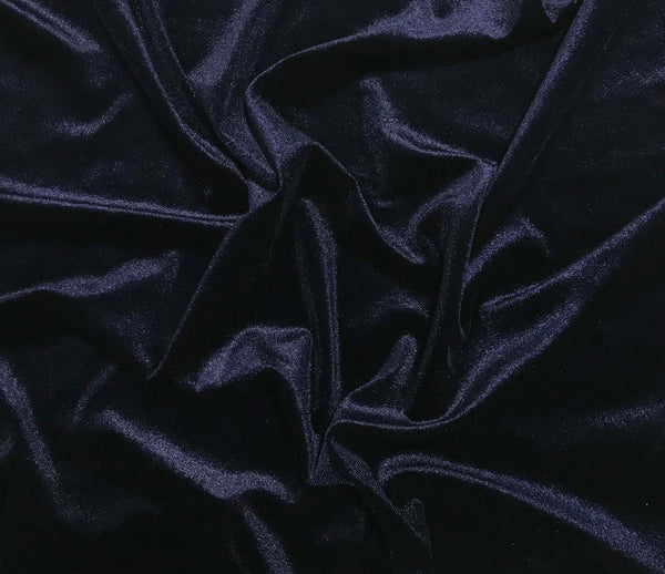 Black - Stretch Polyester Crushed Velvet Fabric – Prism Fabrics & Crafts