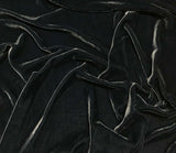 Charcoal Gray - Silk Velvet Fabric